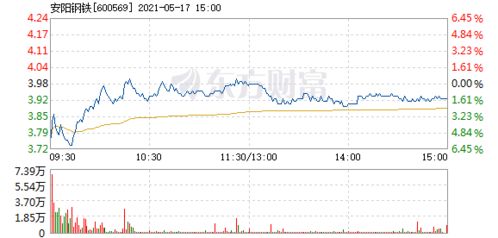 安阳钢铁5月17日快速反弹